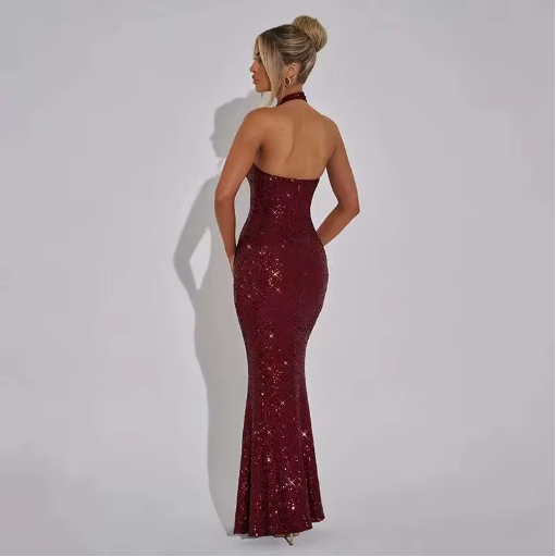 Halter Pullover Dress Women