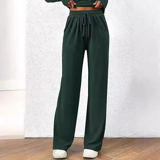 Modern Casual Trousers and Top Ensemble