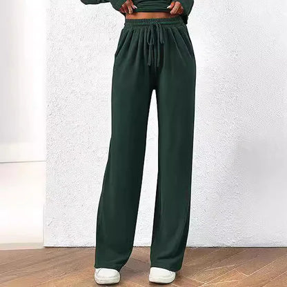 Modern Casual Trousers and Top Ensemble