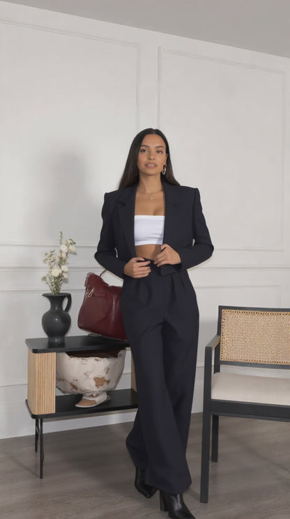 Simple Women's Long Sleeve Suit Set