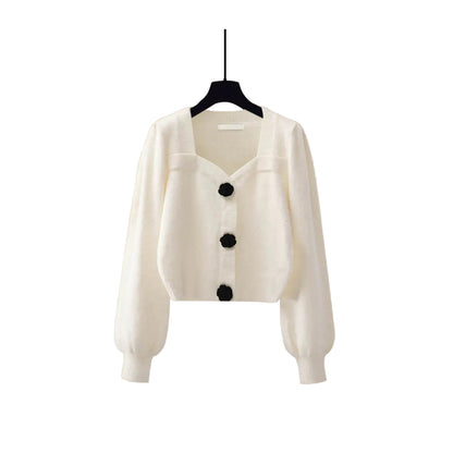 Autumn Elegance Plus Size Cardigan Dress